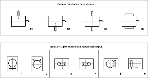 Червячный редуктор Ч100, Ч125, Ч160